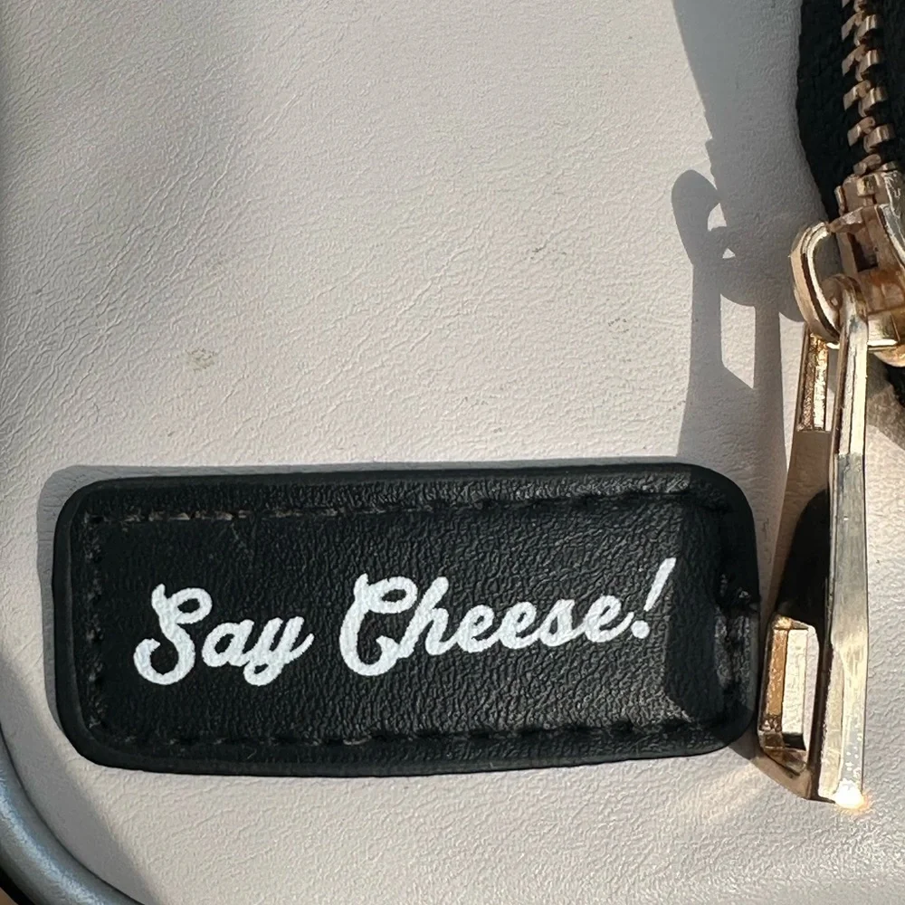 Quirky Crate Camera-Shaped Crossbody Bag - Faux Leather